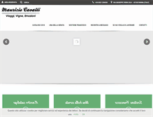 Tablet Screenshot of mauriziocavallidistribuzione.com